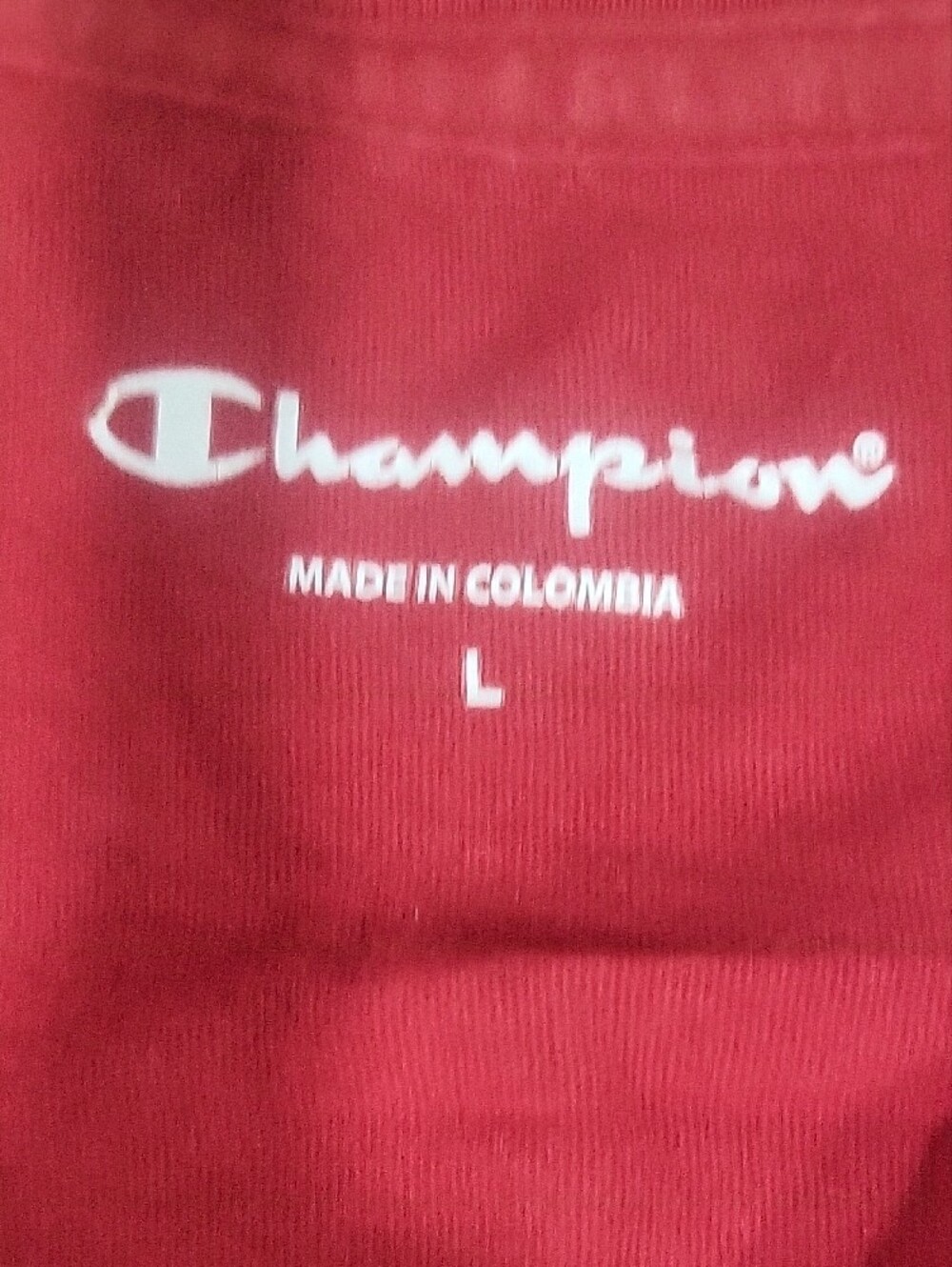 Champion Red Temple Owls V‑Neck Long Sleeve Tee - Picture 5 of 5